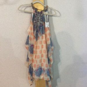 Bisou Bisou Michele Bohbot tank dress with chain